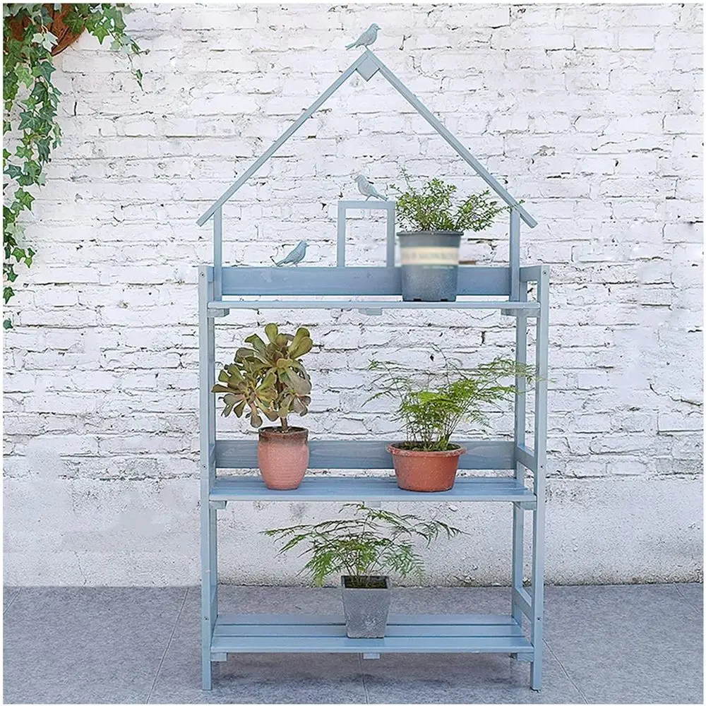 3-Tier Plant Stand, Outdoor Patio Storage Cabinet, Garden Potting Table with Workstation, Blue, 80x25x160cm
3-Tier Plant Stand, Outdoor Patio Storage Cabinet, Garden Potting Table with Workstation, Blue, 80x25x160cm