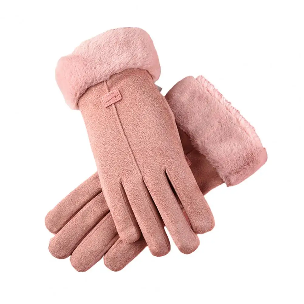 Women Winter Gloves Windproof Thick Plush Warm Touch Screen Anti-slip Cold-proof Elastic Wrist Cycling
Women Winter Gloves Windproof Thick Plush Warm Touch Screen Anti-slip Cold-proof Elastic Wrist Cycling