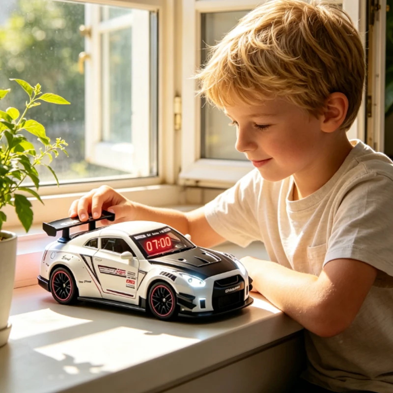 1pcs Sports Hyper Car Alarm Clock,Alloy Body Remote Control Alarm Clock with Engine Sound,LED Light & Spray Effect
1pcs Sports Hyper Car Alarm Clock,Alloy Body Remote Control Alarm Clock with Engine Sound,LED Light & Spray Effect