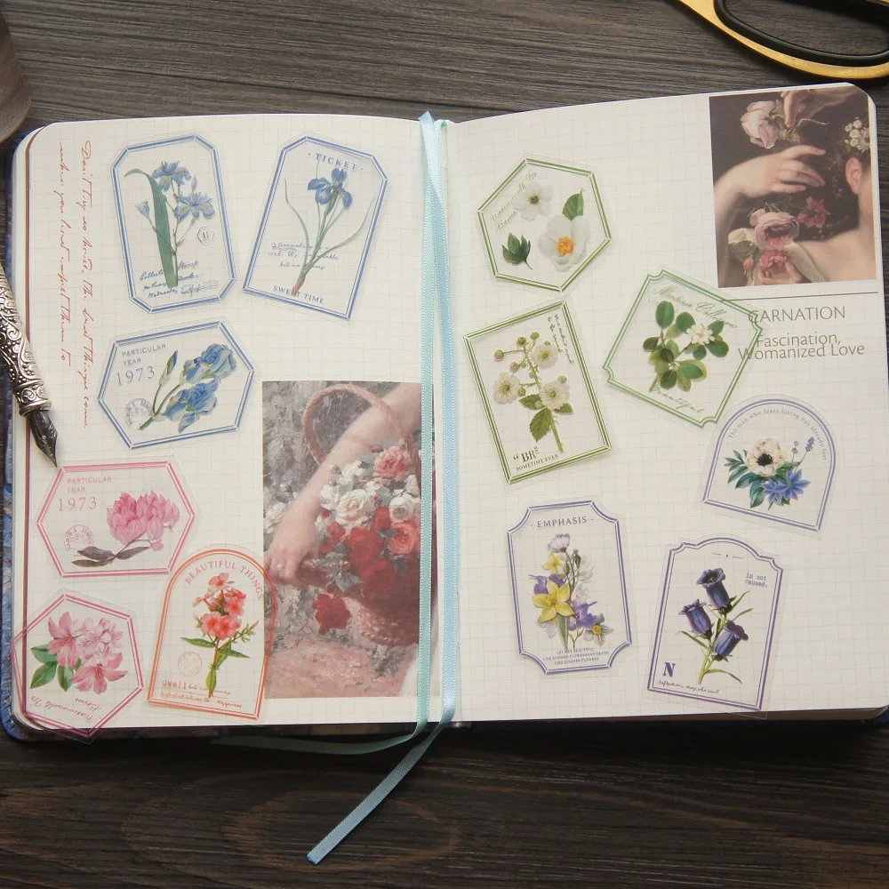 28pcs Watercolor Flower In Frame Style PVC Sticker Scrapbooking Background DIY Gift Packing Label Decoration Tag
28pcs Watercolor Flower In Frame Style PVC Sticker Scrapbooking Background DIY Gift Packing Label Decoration Tag
