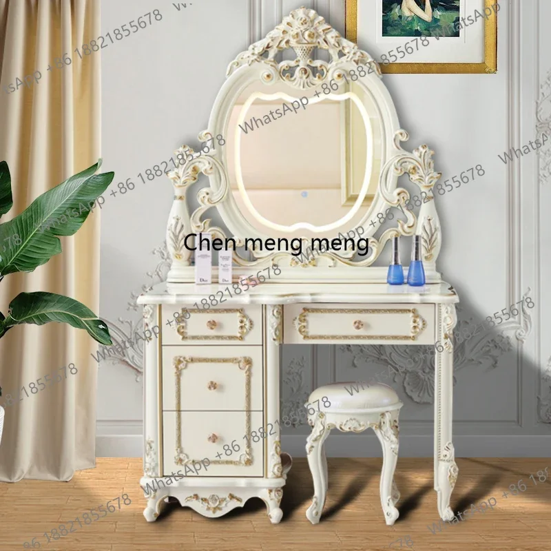 Nordic Luxury Dressing table Modern minimalist high-end design make-up table Mid century chest of drawers tocador maquillaje
Nordic Luxury Dressing table Modern minimalist high-end design make-up table Mid century chest of drawers tocador maquillaje