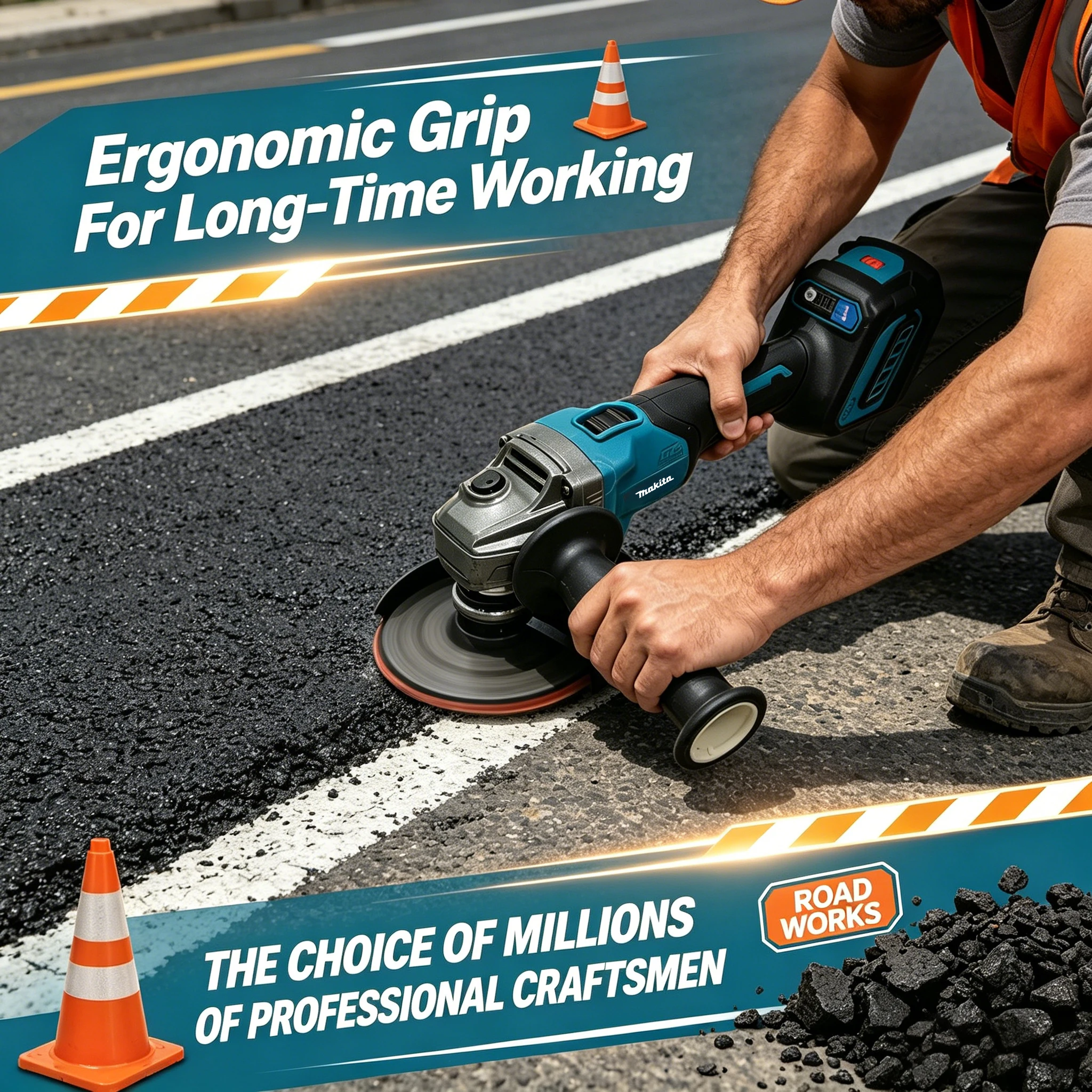 Makita 18V 035 Brushless Electric Angle Grinder | High-Power Lithium for Efficient Cutting & Grinding(without battery)
Makita 18V 035 Brushless Electric Angle Grinder | High-Power Lithium for Efficient Cutting & Grinding(without battery)