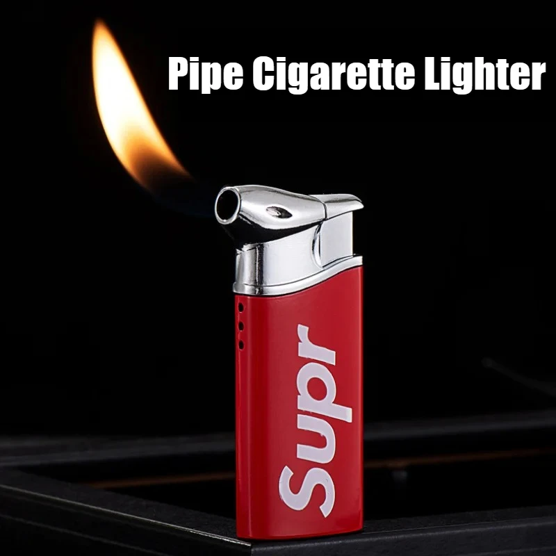 Cigar Igniter Pipe Lighter for Smokes Creative Metal Inclined Fire Windproof Open Flame Cigarette Lighters & Smoking Accessories
Cigar Igniter Pipe Lighter for Smokes Creative Metal Inclined Fire Windproof Open Flame Cigarette Lighters & Smoking Accessories