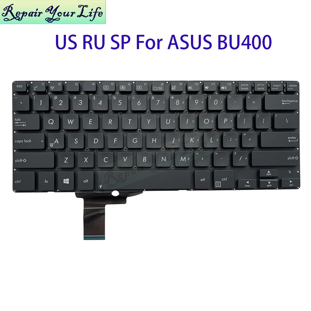 Клавиатура для ноутбуков ASUS BU400 B400A BU401 BU400A BU400V (испанская, американская, русская) без подсветки
Клавиатура для ноутбуков ASUS BU400 B400A BU401 BU400A BU400V (испанская, американская, русская) без подсветки