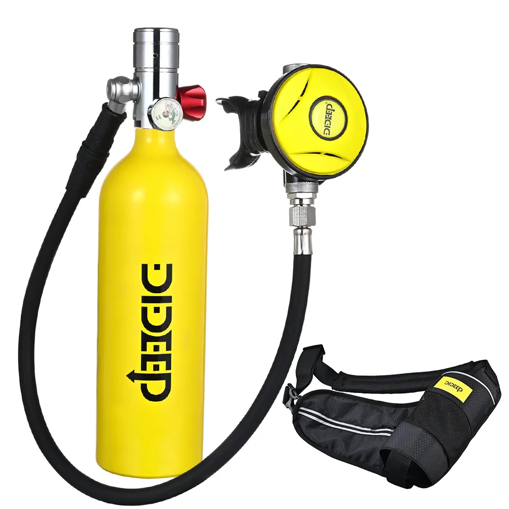 DIDEEP Diving mini underwater cylinder Scuba Oxygen Tank 1L Cylinder Underwater Breather with Breathing Valve
DIDEEP Diving mini underwater cylinder Scuba Oxygen Tank 1L Cylinder Underwater Breather with Breathing Valve