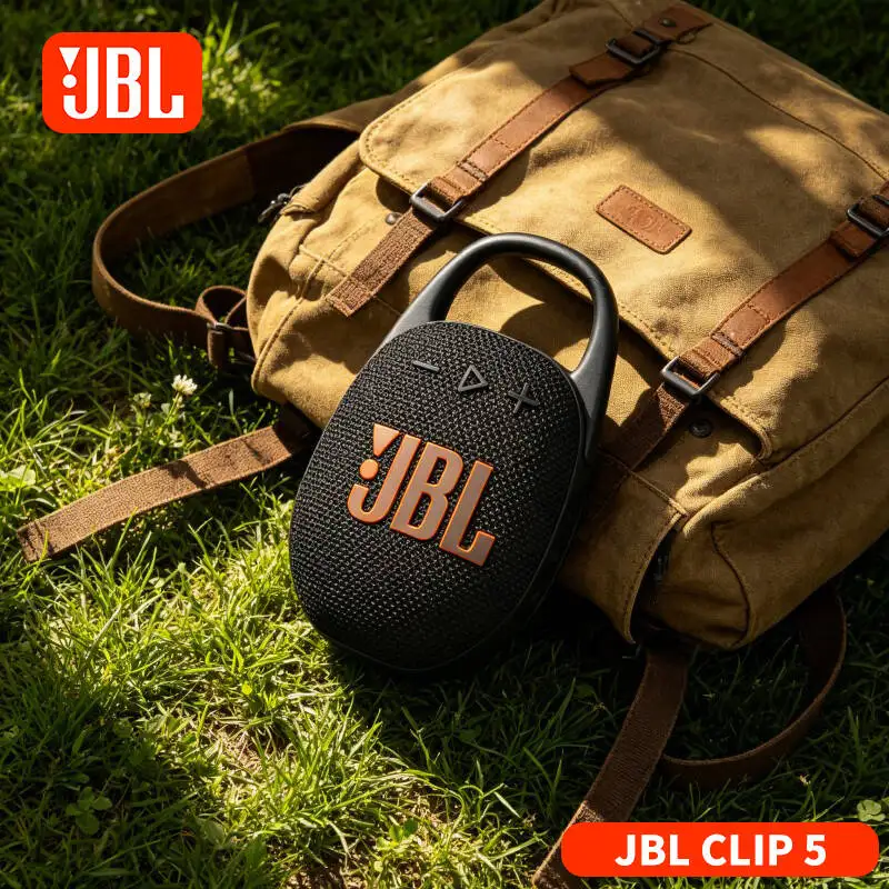 New Arrival Stock JBL Clip 5 Compact Portable Wireless Speaker IP67 Water Resistant Outdoor Leisure Entertainment Audio
New Arrival Stock JBL Clip 5 Compact Portable Wireless Speaker IP67 Water Resistant Outdoor Leisure Entertainment Audio