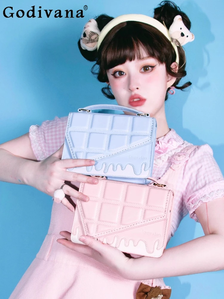 Original Lolita Sugar Cube Chocolate Cute Versatile Handbag Bow Japanese Girl Versatile Shopping Small Square Oblique Span Bag
Original Lolita Sugar Cube Chocolate Cute Versatile Handbag Bow Japanese Girl Versatile Shopping Small Square Oblique Span Bag