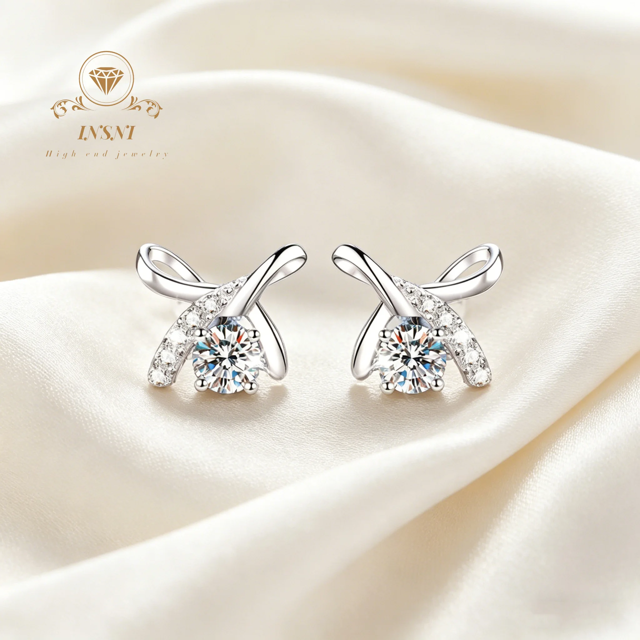 Cute Bow Moissanite Stud Earrings for Girls S925 Silver Hypoallergenic Earrings Perfect Birthday/Valentine's Day Gift Affordable
Cute Bow Moissanite Stud Earrings for Girls S925 Silver Hypoallergenic Earrings Perfect Birthday/Valentine's Day Gift Affordable