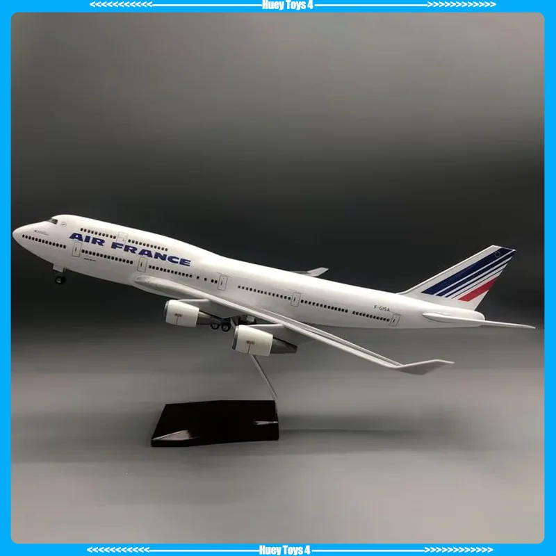 Air France 747 Airplane Model 47cm With Led Lights With Wheels Static Simulation Aircraft Ornament For Collection Home Decor
Air France 747 Airplane Model 47cm With Led Lights With Wheels Static Simulation Aircraft Ornament For Collection Home Decor