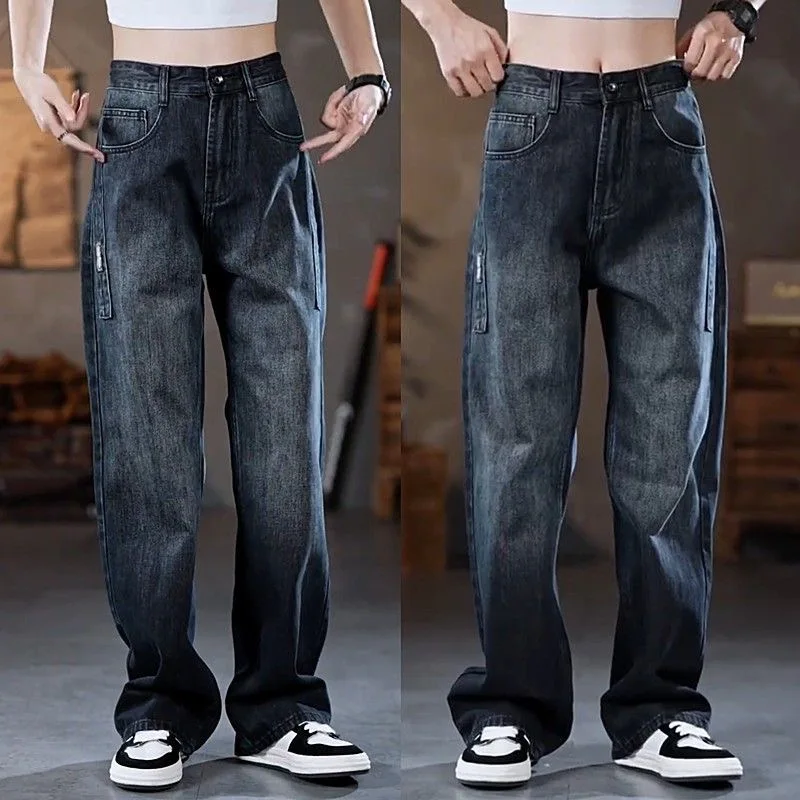 Washed Casual Men's Jeans American Trendy Brand Loose Straight Leg Pants Versatile Spring New Style Retro Comfortable Fit
Washed Casual Men's Jeans American Trendy Brand Loose Straight Leg Pants Versatile Spring New Style Retro Comfortable Fit