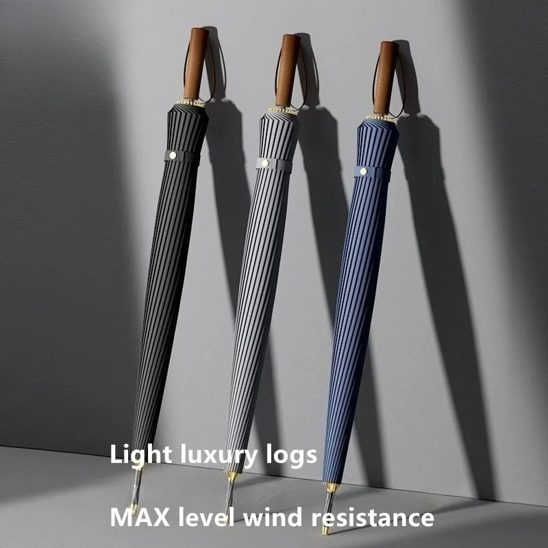 High-end Light Luxury Log Long Handle Umbrella Reinforced Thickened Strong Storm Resistant Double Person Special Golf Umbrella
High-end Light Luxury Log Long Handle Umbrella Reinforced Thickened Strong Storm Resistant Double Person Special Golf Umbrella