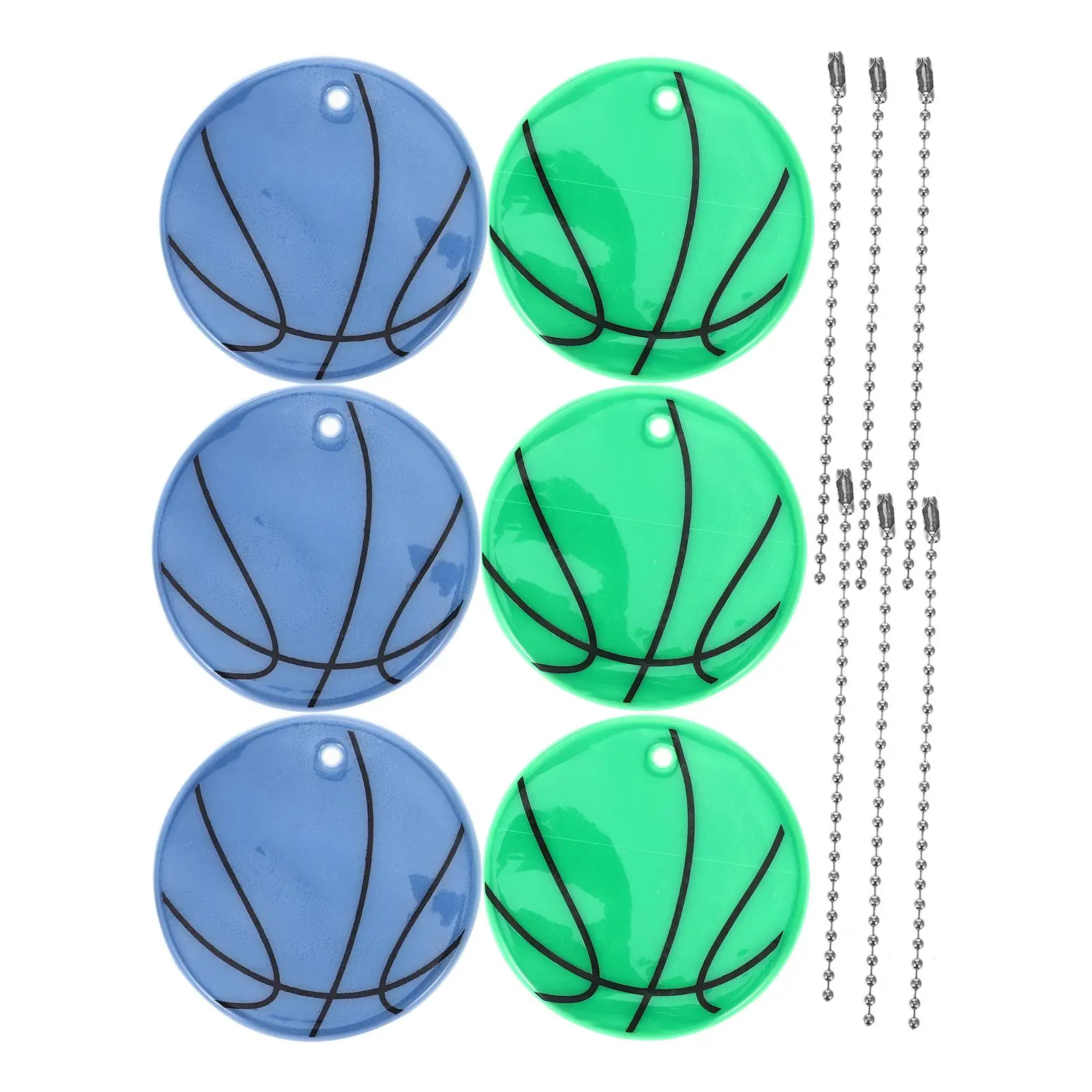 6 Pcs Basketball Pendant Reflective Glowing Keychain Portable Convenient Backpack Reflectors Pvc Lattice
6 Pcs Basketball Pendant Reflective Glowing Keychain Portable Convenient Backpack Reflectors Pvc Lattice