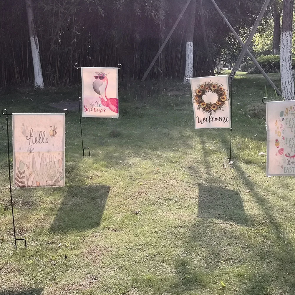 Durable Iron Garden Flag Holder Stand Weather-Proof Small Flag Pole for Yard Lawn Decorative Accessories Outdoor Garden Decor,
Durable Iron Garden Flag Holder Stand Weather-Proof Small Flag Pole for Yard Lawn Decorative Accessories Outdoor Garden Decor,