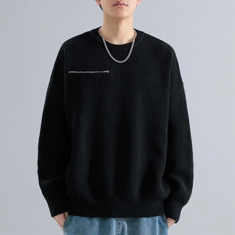 American Retro round Ne Sweater Men's Oversize Casual Knitwear Trendy Lazy Sle Couple's Knitted irt Autumn Faion
American Retro round Ne Sweater Men's Oversize Casual Knitwear Trendy Lazy Sle Couple's Knitted irt Autumn Faion