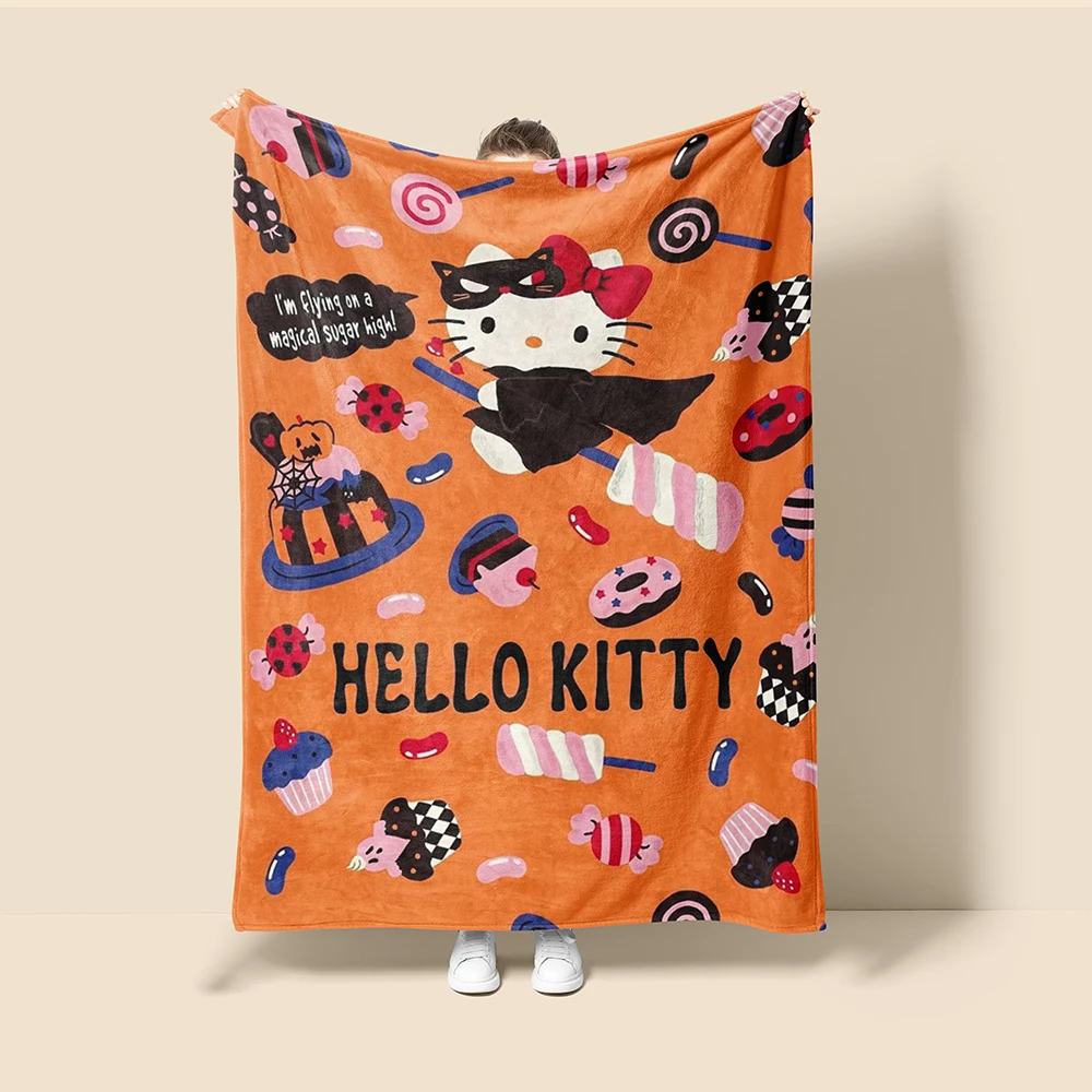 Одеяло "Хэллоуин" новый продукт, фланцевое одеяло Sanrio, мультяшное печатное плюшевое одеяло, зимнее теплое покрывало
Одеяло "Хэллоуин" новый продукт, фланцевое одеяло Sanrio, мультяшное печатное плюшевое одеяло, зимнее теплое покрывало