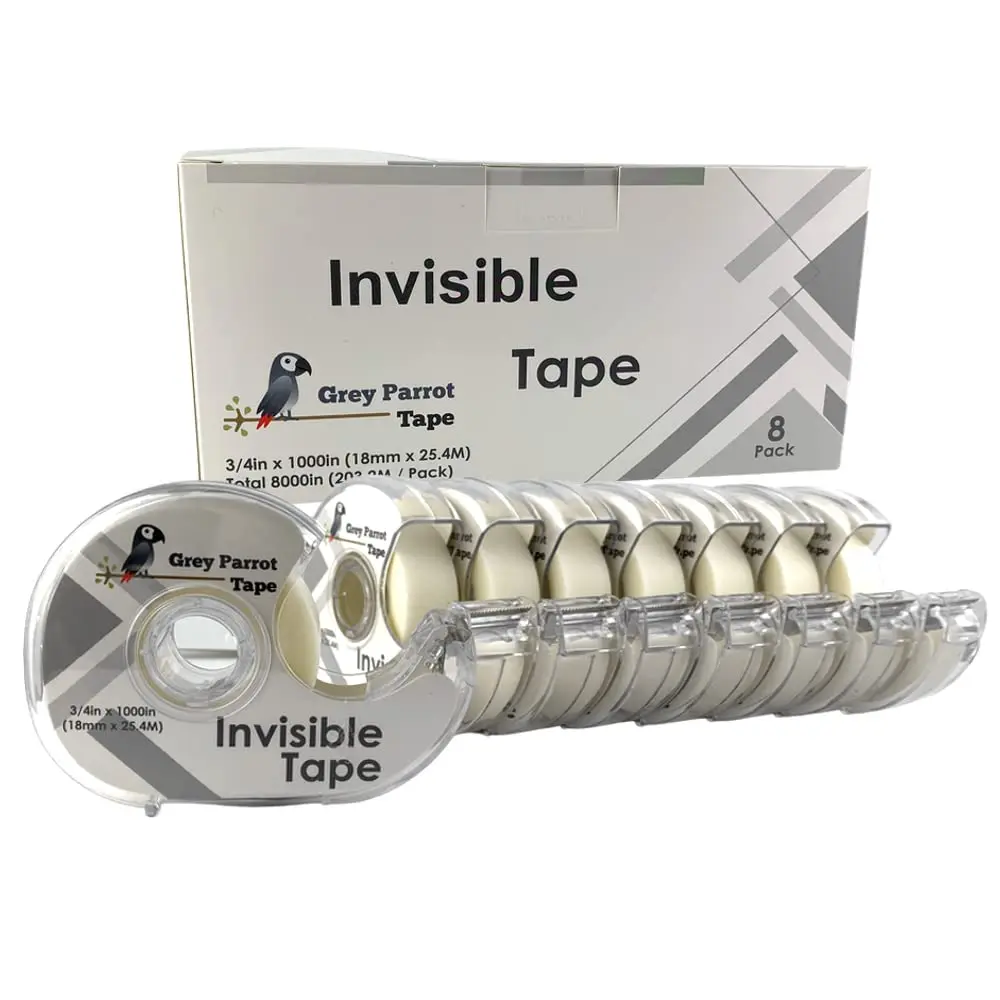 Clear Office Tape Refill Rolls + Dispenser, 8 Pack, 3/4" x 1000in, 8000in Total, Glossy Finish for Gift Wrapping & Crafts
Clear Office Tape Refill Rolls + Dispenser, 8 Pack, 3/4" x 1000in, 8000in Total, Glossy Finish for Gift Wrapping & Crafts