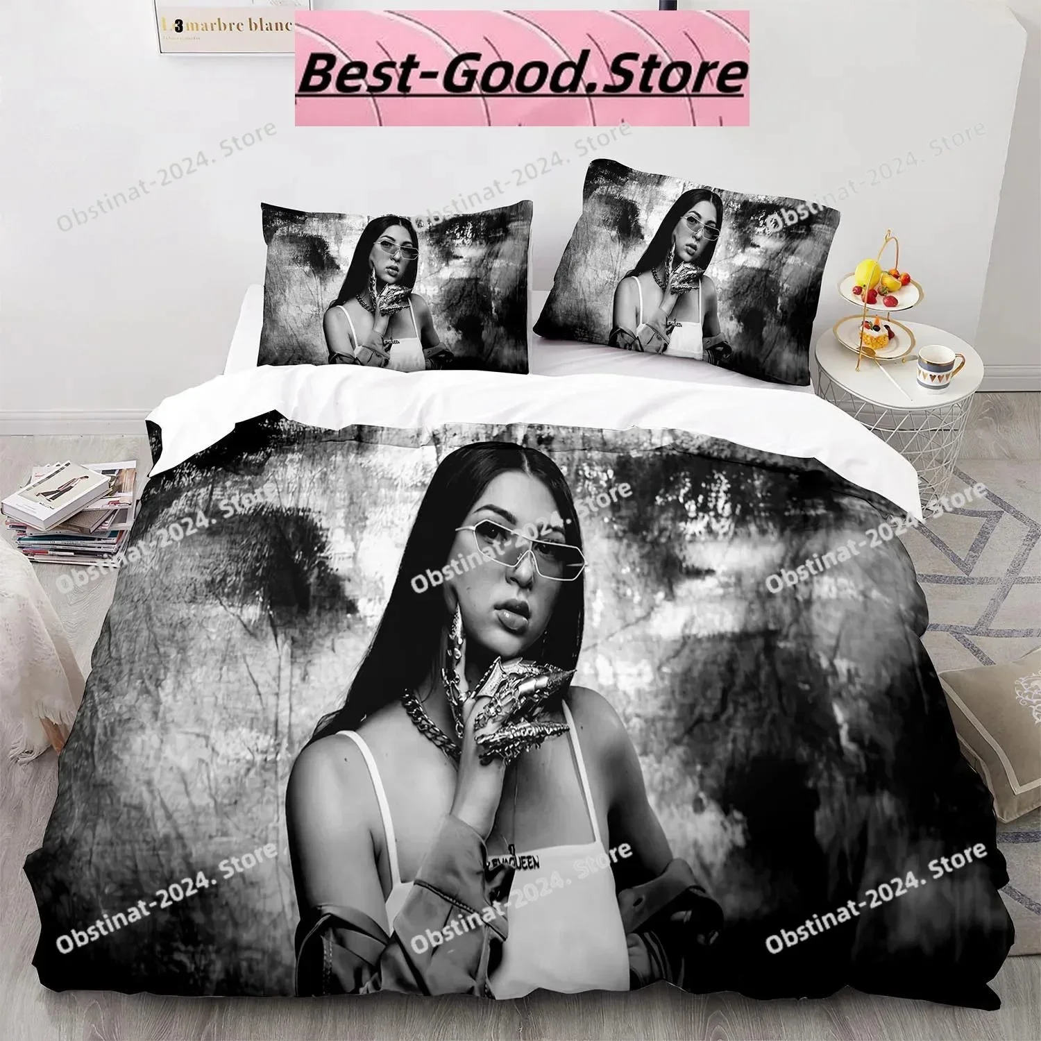 3D Fashion Singer E-Eva Queen Bedding Set Printed single Comforter Quilt Duvet Cover Pillow Case 3 Pieces Sets Kids Adult Size
3D Fashion Singer E-Eva Queen Bedding Set Printed single Comforter Quilt Duvet Cover Pillow Case 3 Pieces Sets Kids Adult Size