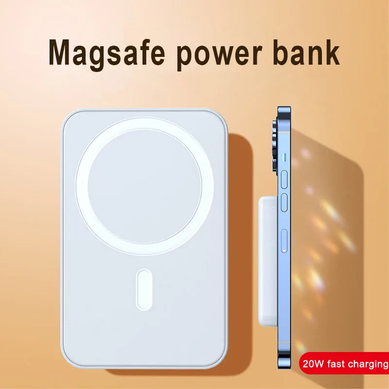 20W Super Fast Magnetic Power Bank 10000mAh Suitable for iPhone/Huawei/Xiaomi Compact and Portable Magsafe Large Capacity
20W Super Fast Magnetic Power Bank 10000mAh Suitable for iPhone/Huawei/Xiaomi Compact and Portable Magsafe Large Capacity