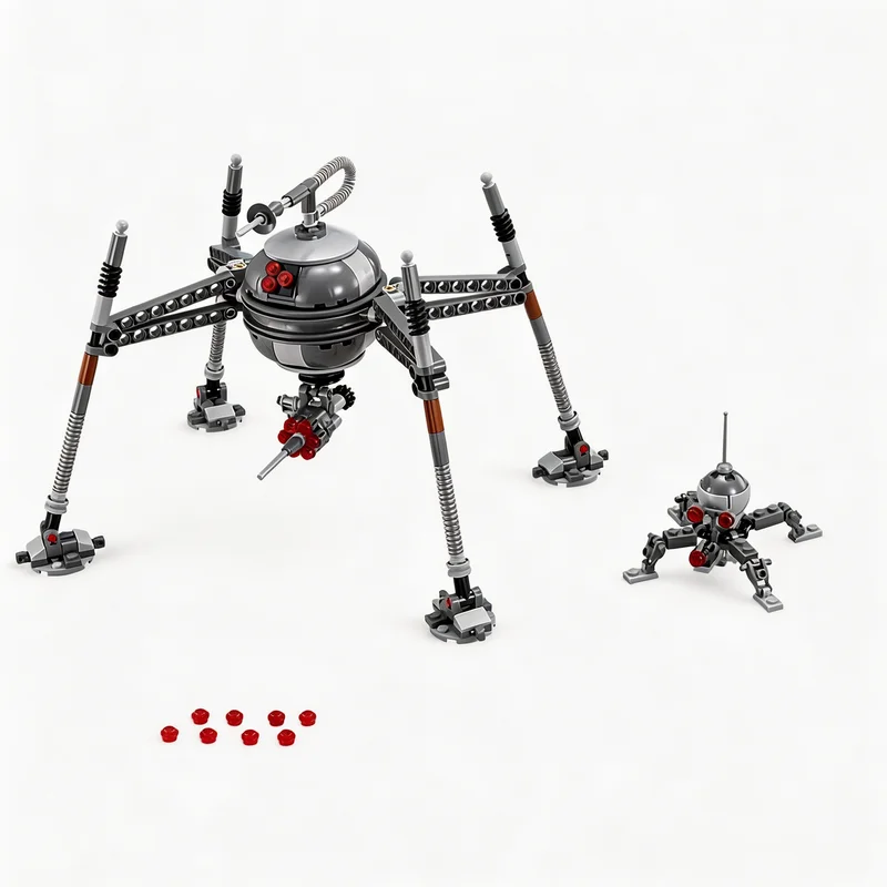 Star Plan MOC-75142 Homing Spider Droid MOC SpaceShip Battle Puzzles Architecture Birthday Assembly Toys Christmas Gift For Ages
Star Plan MOC-75142 Homing Spider Droid MOC SpaceShip Battle Puzzles Architecture Birthday Assembly Toys Christmas Gift For Ages