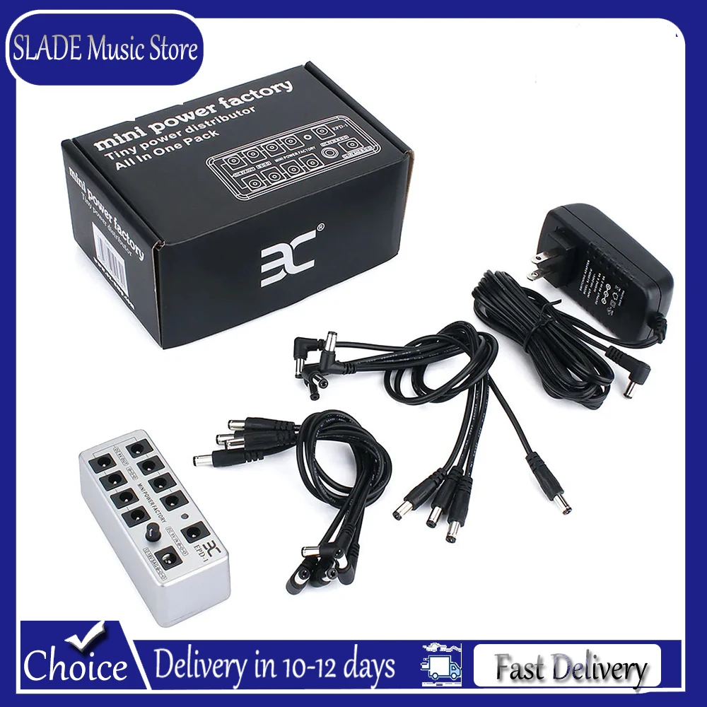 EPD-1 Guitar Pedal Power Supply 8-Channel Power Adjustable Voltage Output DC 9V Out/In Effects One Tow Eight Power Box Pedal
EPD-1 Guitar Pedal Power Supply 8-Channel Power Adjustable Voltage Output DC 9V Out/In Effects One Tow Eight Power Box Pedal
