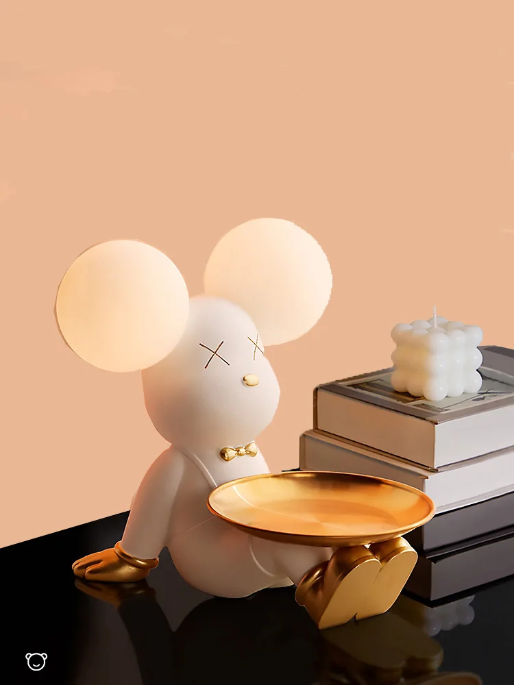 Home Dector Creative Bear Ornaments Room Accessories Desktop Lighting Figurines Key Storage Decoration Sculpture Housewarmi Gift
Home Dector Creative Bear Ornaments Room Accessories Desktop Lighting Figurines Key Storage Decoration Sculpture Housewarmi Gift