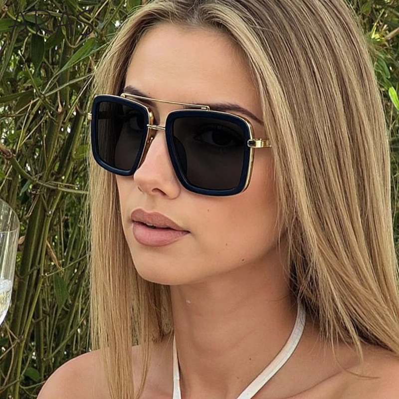 Oversized Polarized Square Sunglasses Women 2025 Luxury Brand Punk Double Beam Metal Frame Sun Glasses Vintage Outdoor Eyewear
Oversized Polarized Square Sunglasses Women 2025 Luxury Brand Punk Double Beam Metal Frame Sun Glasses Vintage Outdoor Eyewear