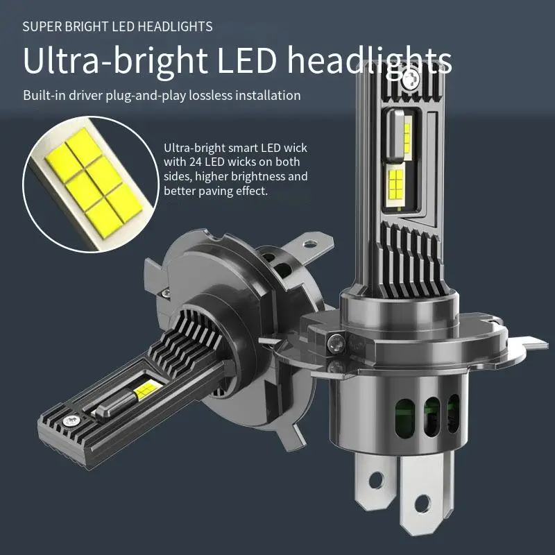 9003 HB2 H4 LED Headlight Bulbs 12V 27W 6000K Hi Lo Beam Direct Plug In Halogen Size
9003 HB2 H4 LED Headlight Bulbs 12V 27W 6000K Hi Lo Beam Direct Plug In Halogen Size