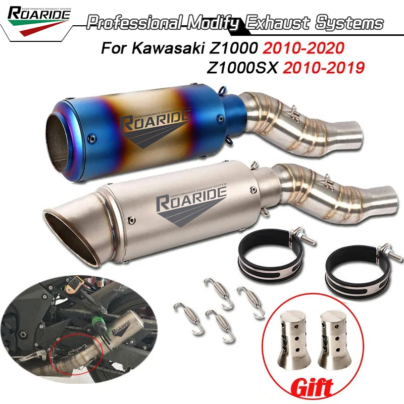 For Kawasaki Z1000 2010-2020 Z1000SX 2010-2019 Motorcycle Exhaust System Left Right Side Mid Pipe Muffler Tube Stainless Steel
For Kawasaki Z1000 2010-2020 Z1000SX 2010-2019 Motorcycle Exhaust System Left Right Side Mid Pipe Muffler Tube Stainless Steel