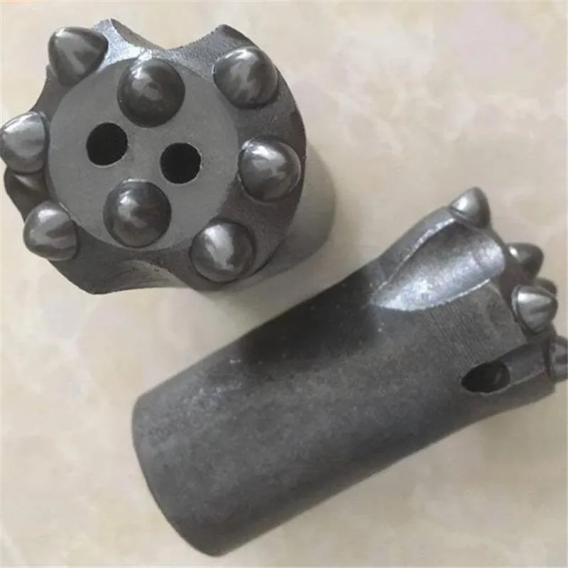 5Pcs Cold Pressed Spherical Button Drill Bit For Hard Rock Mining Tunnel Excavation With Tungsten Carbide Insert And Threaded
5Pcs Cold Pressed Spherical Button Drill Bit For Hard Rock Mining Tunnel Excavation With Tungsten Carbide Insert And Threaded