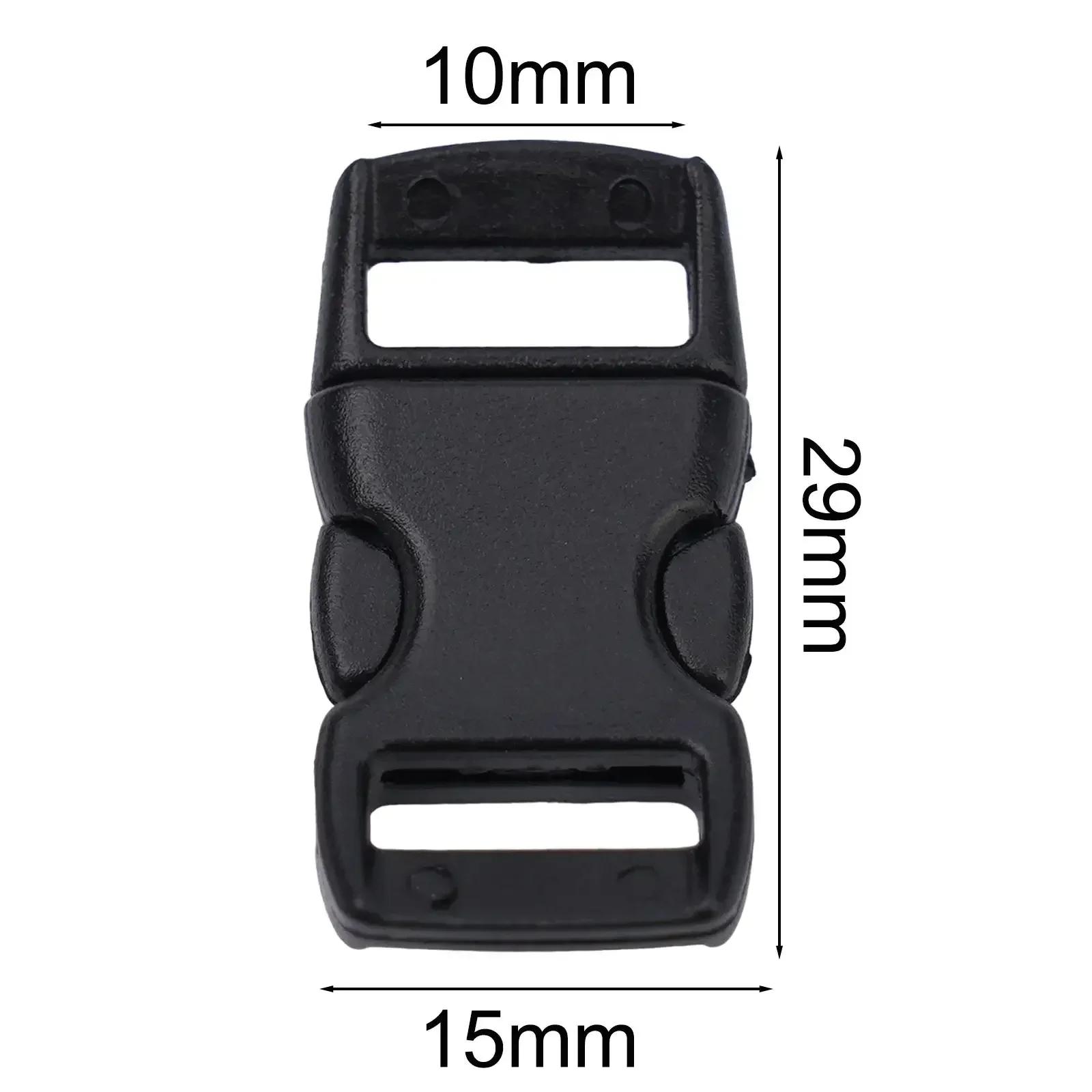 40pcs Plastic Buckle 5/8in Bracelet Buckle-Paracord Umbrella Rope Braided Buckle Pet Buckle Black Outdoor Camping Accessories
40pcs Plastic Buckle 5/8in Bracelet Buckle-Paracord Umbrella Rope Braided Buckle Pet Buckle Black Outdoor Camping Accessories