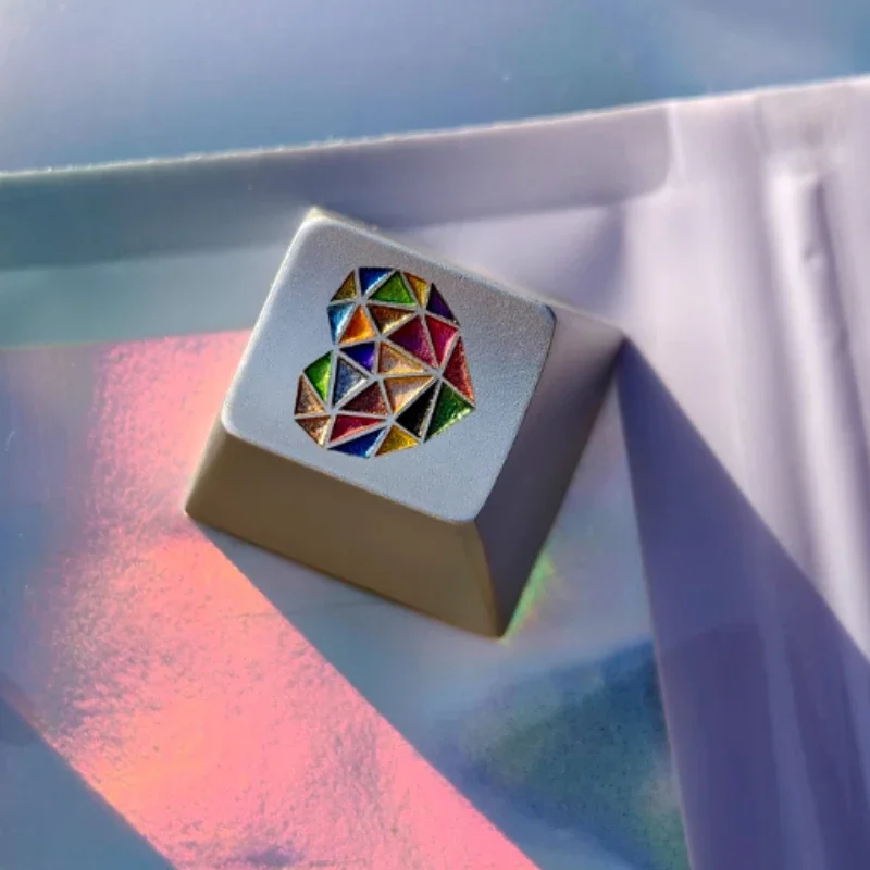 Glass Heart Keycap Custom Point Aluminum Alloy Color Glass Artisan Key Cap Cherry Profile MX Switch Mechanical Keyboard Keycap
Glass Heart Keycap Custom Point Aluminum Alloy Color Glass Artisan Key Cap Cherry Profile MX Switch Mechanical Keyboard Keycap