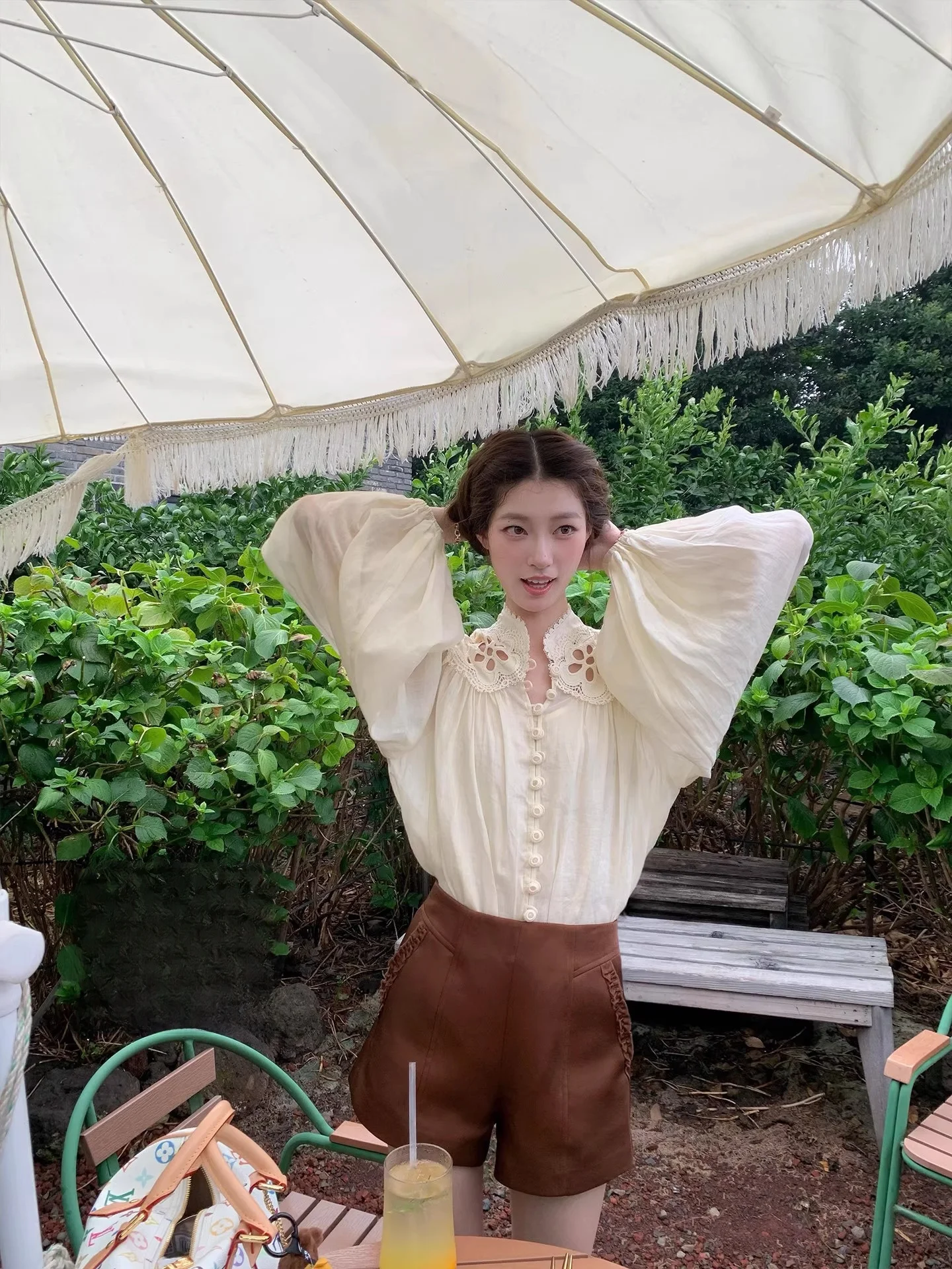 Летний топ из хлопка и льна с вышивкой и ажурными вставками от SourceWithU для молодых женщин, высокое качество, защита от солнца...
Летний топ из хлопка и льна с вышивкой и ажурными вставками от SourceWithU для молодых женщин, высокое качество, защита от солнца...