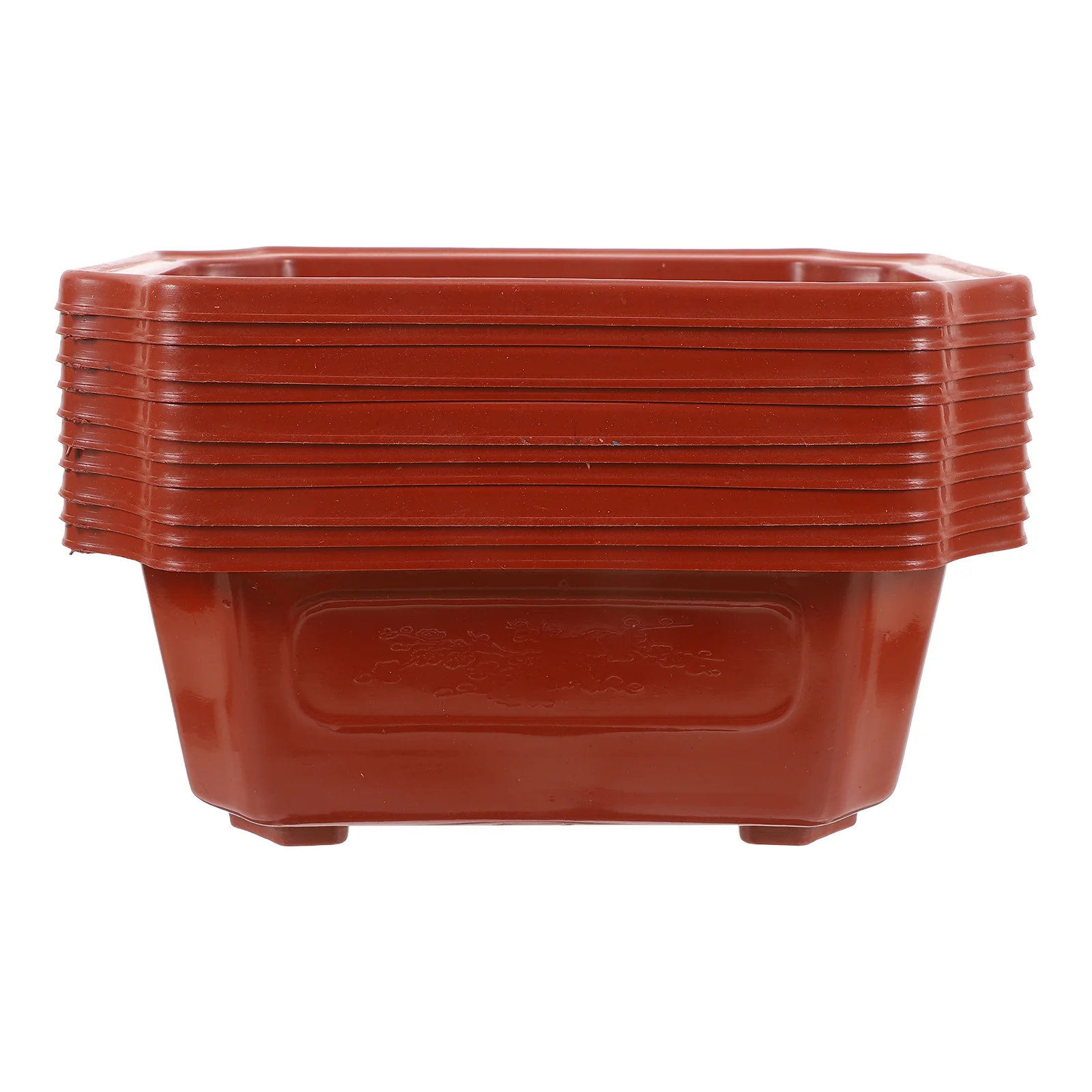 10 Pcs Flower Pots Outdoor Bonsai Tree Indoor Plant Plastic Planting Extra Large for Patio Red Office
10 Pcs Flower Pots Outdoor Bonsai Tree Indoor Plant Plastic Planting Extra Large for Patio Red Office