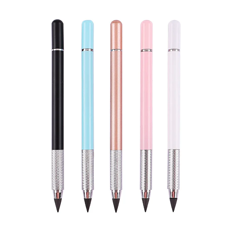 Office Accessories Stationery Supplies Metal Eternal Pencil for School Writing Pen with Replaceable Pencil Head
Office Accessories Stationery Supplies Metal Eternal Pencil for School Writing Pen with Replaceable Pencil Head