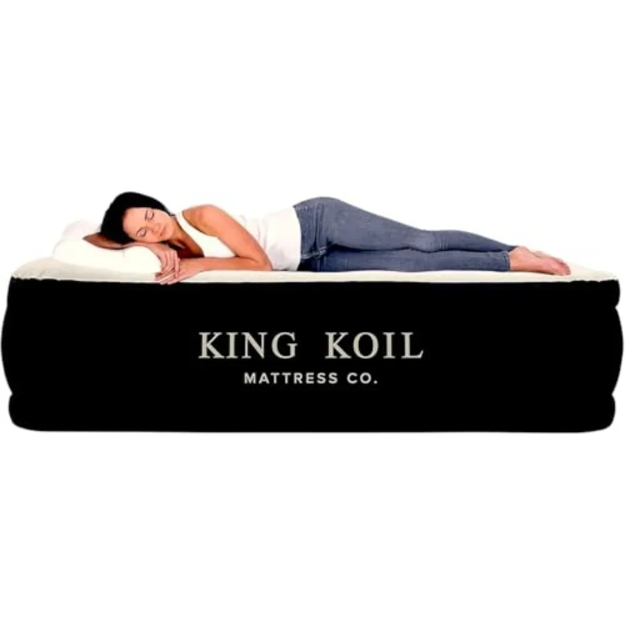 Luxury California King Size Air Mattress with Built-in High-Speed Pump Best for Home Camping and Guests 20" Double High Airbed
Luxury California King Size Air Mattress with Built-in High-Speed Pump Best for Home Camping and Guests 20" Double High Airbed