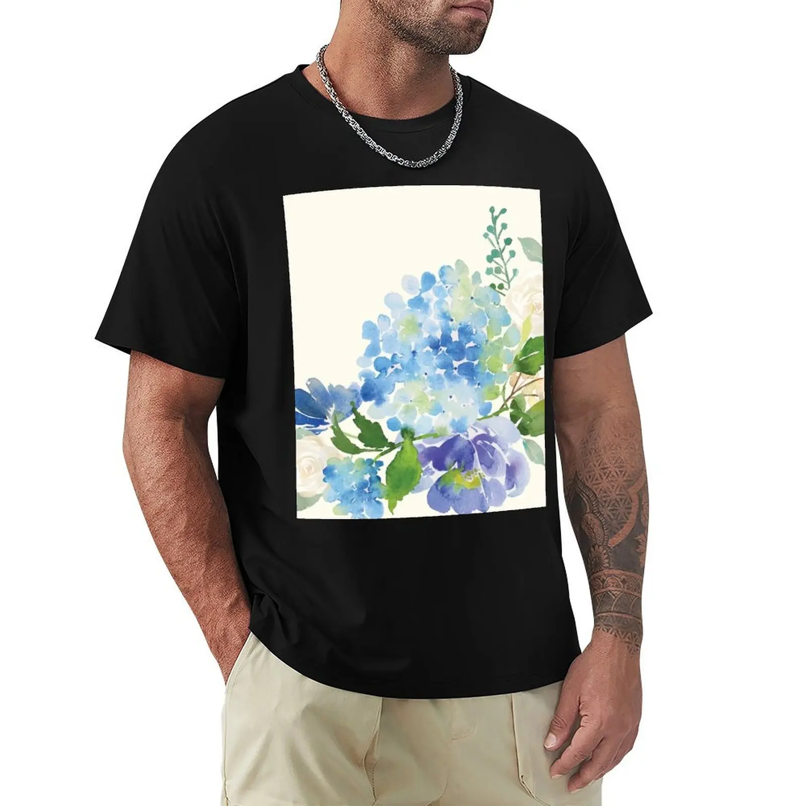 Blue Watercolor Hydrangea T-Shirt animal prinfor boys Funny t-shirts Luxury man graphic tee shirt mens vintage t shirts
Blue Watercolor Hydrangea T-Shirt animal prinfor boys Funny t-shirts Luxury man graphic tee shirt mens vintage t shirts