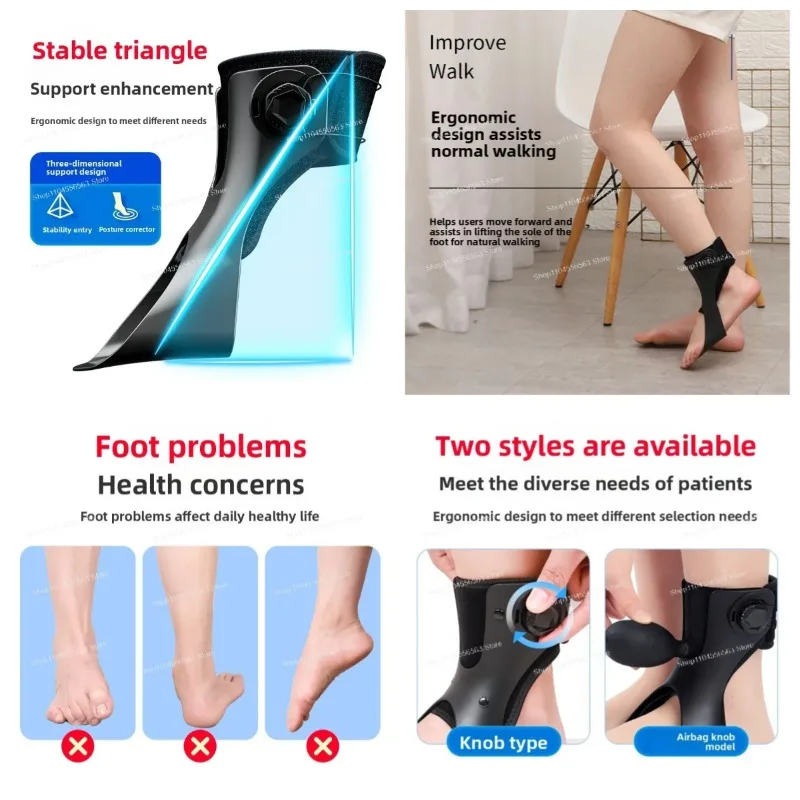 Walking Foot Support Brace Moderate Foot Drop Ankle Valgus Orthosis Stroke Hemiplegia Rehabilitation Correction Splint
Walking Foot Support Brace Moderate Foot Drop Ankle Valgus Orthosis Stroke Hemiplegia Rehabilitation Correction Splint