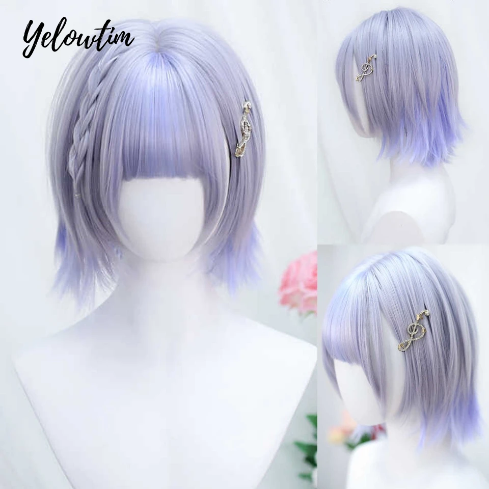 Synthetic Coraline Blue Wig Short Straight Bob Wig Heat Resistant Synthetic Wigs for Halloween Cosplay Party LM
Synthetic Coraline Blue Wig Short Straight Bob Wig Heat Resistant Synthetic Wigs for Halloween Cosplay Party LM