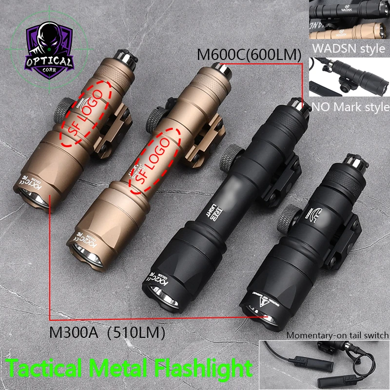 Metal LED M300 M300A Scout Light SureFir M600 M600C Weapon Hunting Flashlight Wargame Tactical Light Fit 20MM Picatinny Rail
Metal LED M300 M300A Scout Light SureFir M600 M600C Weapon Hunting Flashlight Wargame Tactical Light Fit 20MM Picatinny Rail