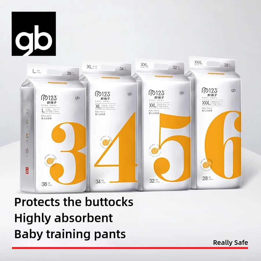 Тренировочные штаны gb baby PP123, ультратонкие, дышащие и мгновенно впитывают плохую кислотную поверхность, тройная герметичная конструкция
Тренировочные штаны gb baby PP123, ультратонкие, дышащие и мгновенно впитывают плохую кислотную поверхность, тройная герметичная конструкция