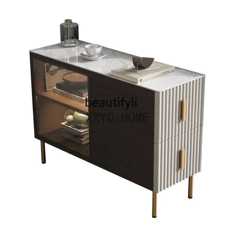 Side Cabinet Simple Modern Living Room Small Apartment Table Corner Table with Glass Tea Table
Side Cabinet Simple Modern Living Room Small Apartment Table Corner Table with Glass Tea Table