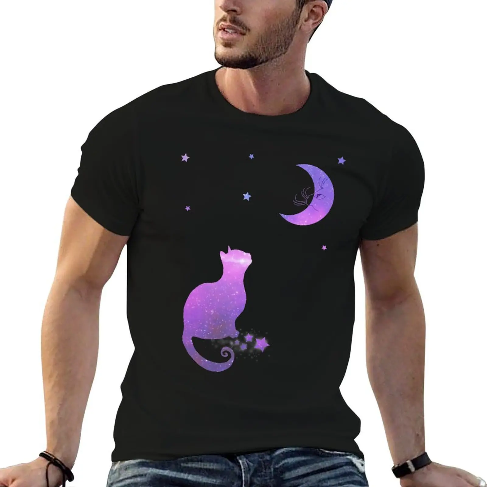 Cat in the moon galaxy version T-Shirt t shirts for man cotton soft anime t shirts for man man tshirt T-shirt
Cat in the moon galaxy version T-Shirt t shirts for man cotton soft anime t shirts for man man tshirt T-shirt