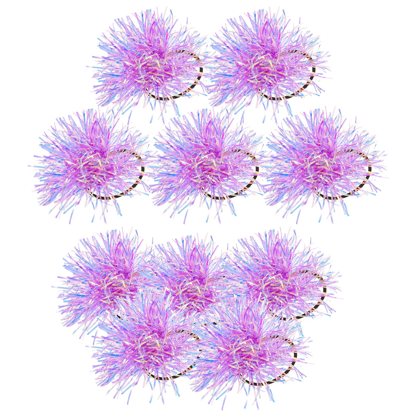 10 Pcs Bright Silk Wool Ball Hair Ring Fashion Elastic Ponytail Holders Colorful Pom Ties Scrunchies Purple Foil Strips Ladies
10 Pcs Bright Silk Wool Ball Hair Ring Fashion Elastic Ponytail Holders Colorful Pom Ties Scrunchies Purple Foil Strips Ladies