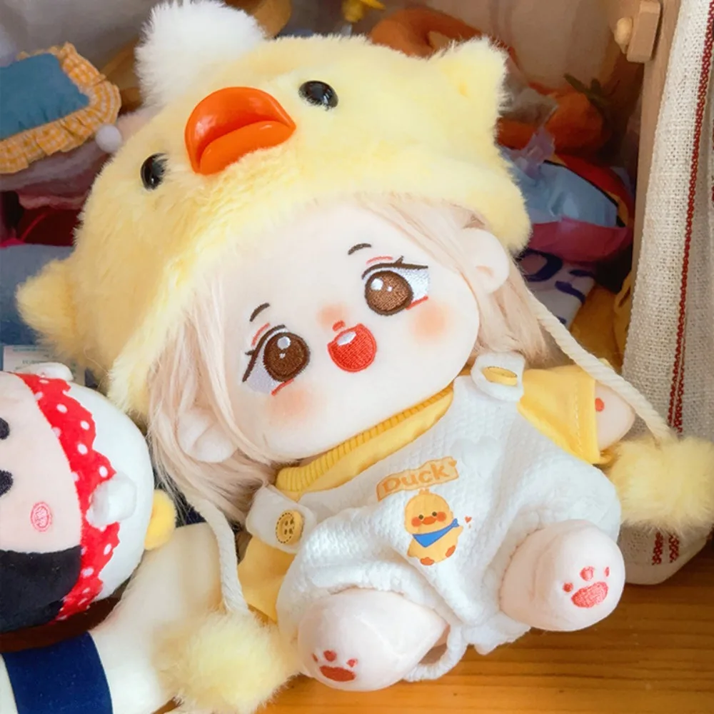 Yellow Duck 20cm Cotton Doll Clothes Strap Pants Bear Doll Clothes Outfit Suit Plush Hat Doll Dress Up Set Children's Gift
Yellow Duck 20cm Cotton Doll Clothes Strap Pants Bear Doll Clothes Outfit Suit Plush Hat Doll Dress Up Set Children's Gift