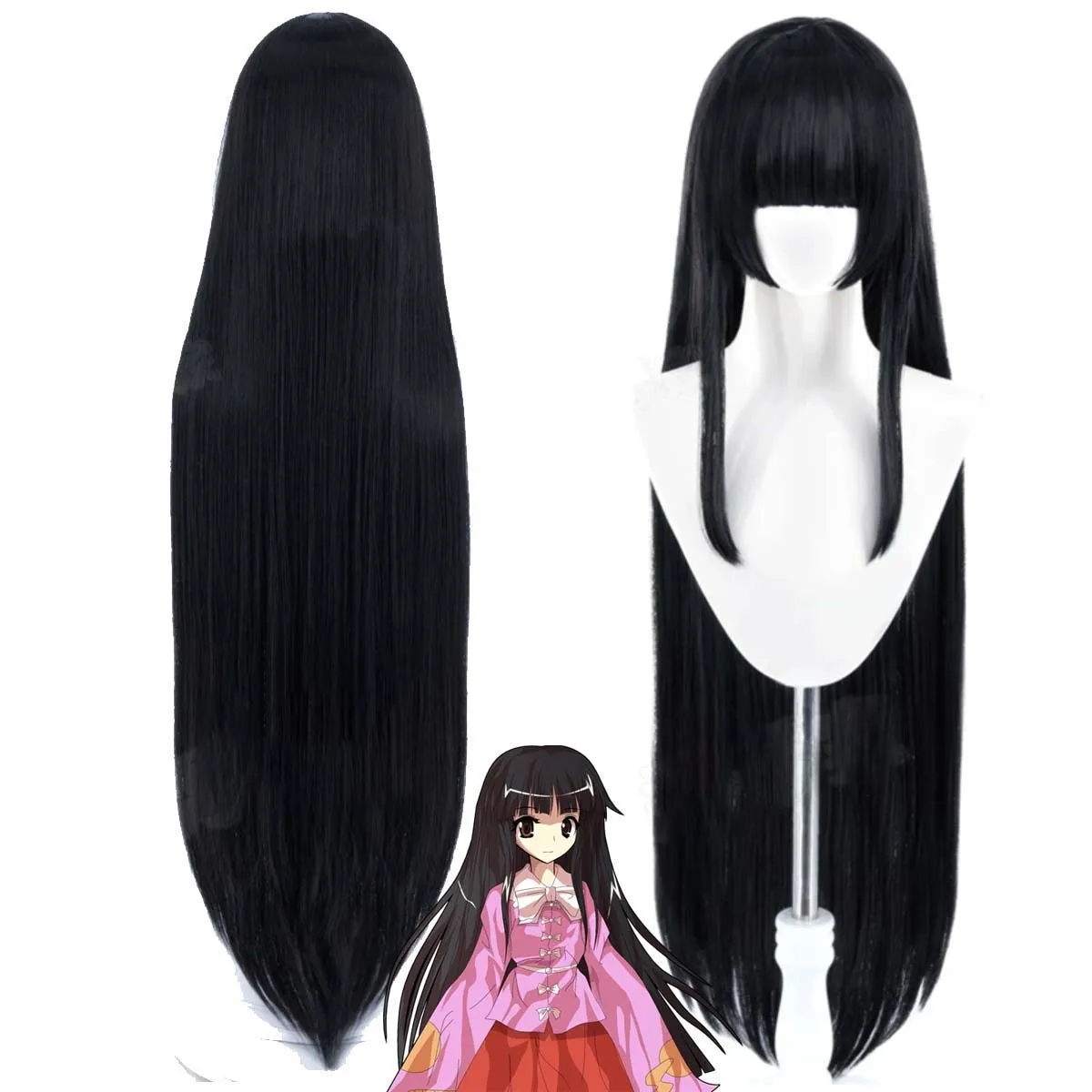 Halloween Carnival Party Props Game Touhou Project Cosplay Houraisan Kaguya Long Black Wig
Halloween Carnival Party Props Game Touhou Project Cosplay Houraisan Kaguya Long Black Wig