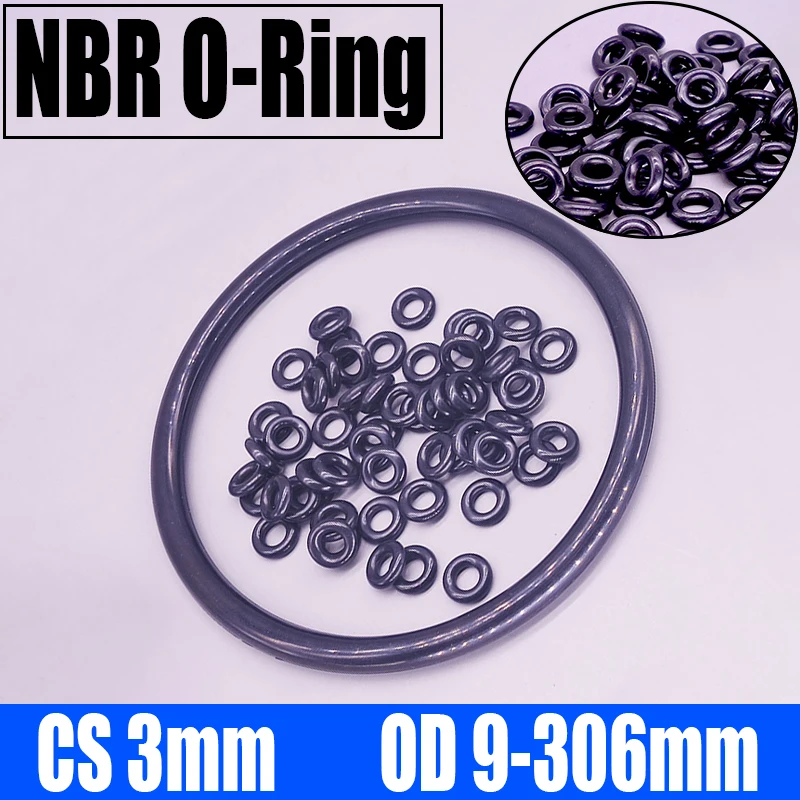 1-20PCS NBR O Ring Seal Gasket CS 3mm OD 9-306mm Nitrile Butadiene Rubber Spacer Oil Resistance Washer Round Shape Black
1-20PCS NBR O Ring Seal Gasket CS 3mm OD 9-306mm Nitrile Butadiene Rubber Spacer Oil Resistance Washer Round Shape Black