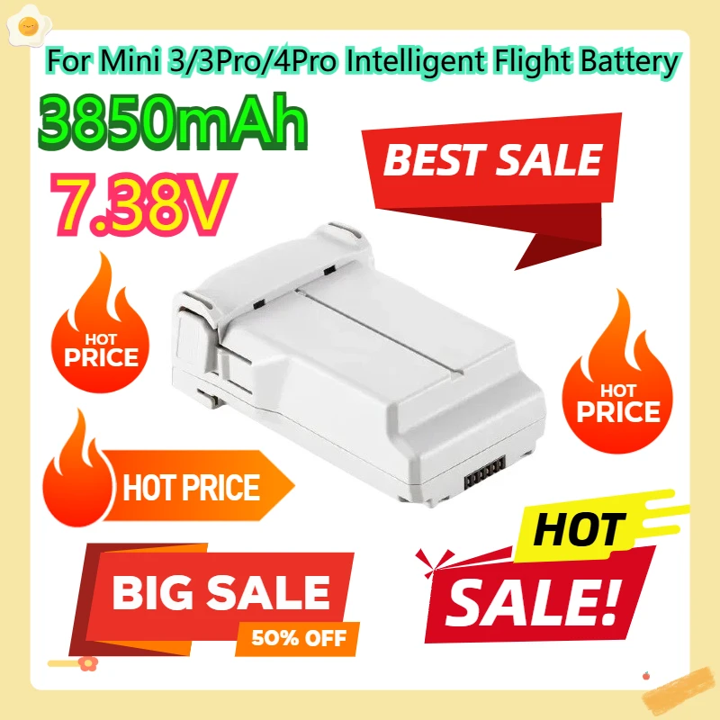 For Mini 3/3Pro/4Pro Intelligent Flight Battery 3850mAh
For Mini 3/3Pro/4Pro Intelligent Flight Battery 3850mAh