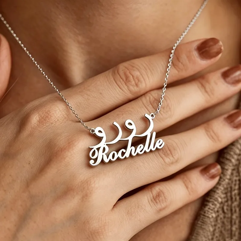 Personalized Arabic & English Dual-Name Necklace Custom Engraved Initials/Pendants Stainless Steel Suitable for Parties Jewelry
Personalized Arabic & English Dual-Name Necklace Custom Engraved Initials/Pendants Stainless Steel Suitable for Parties Jewelry