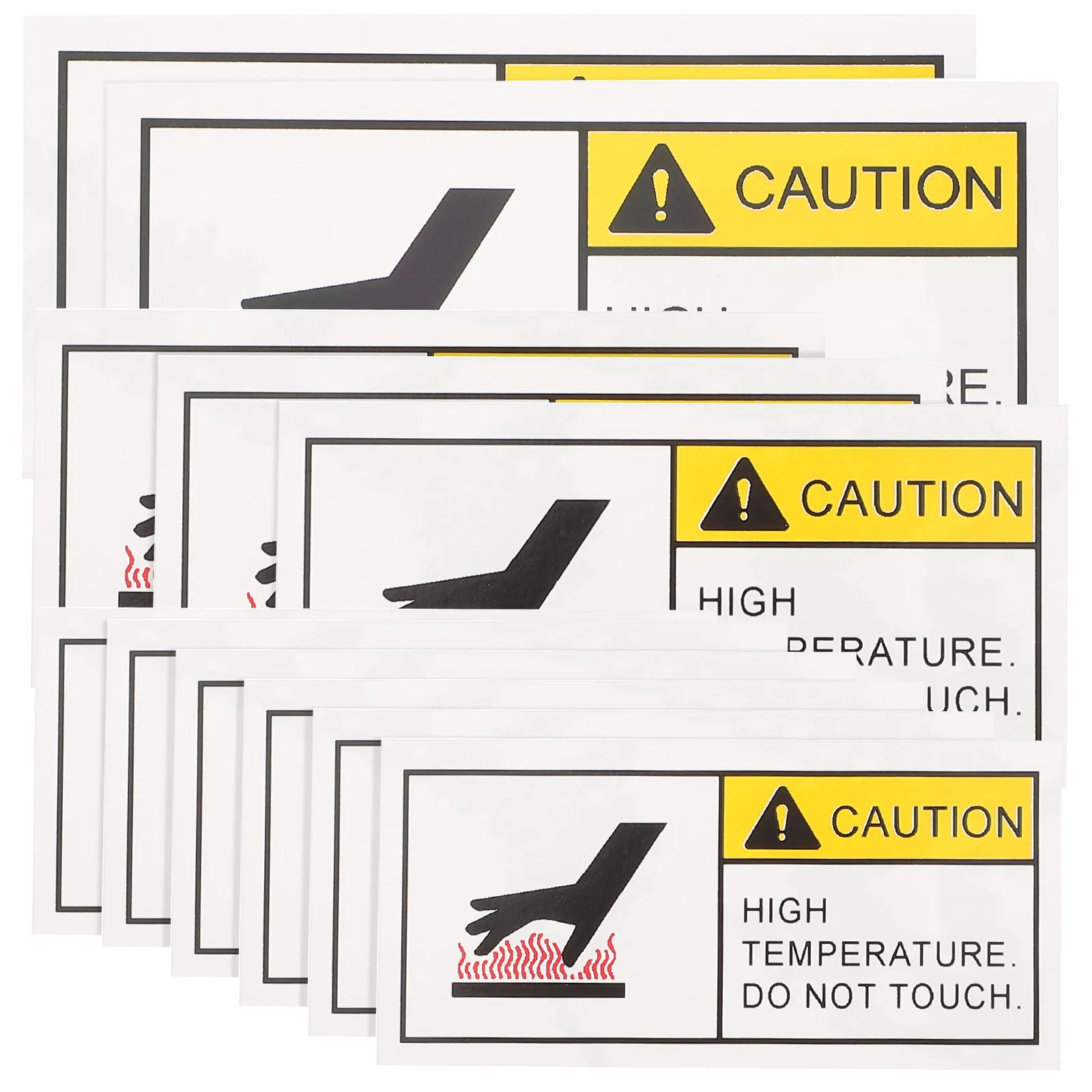 10Pcs Warning Hot Surface Stickers High Temperature Do Not Touch Safety Labels Vinyl Adhesive Signs for Radiators Appliances
10Pcs Warning Hot Surface Stickers High Temperature Do Not Touch Safety Labels Vinyl Adhesive Signs for Radiators Appliances