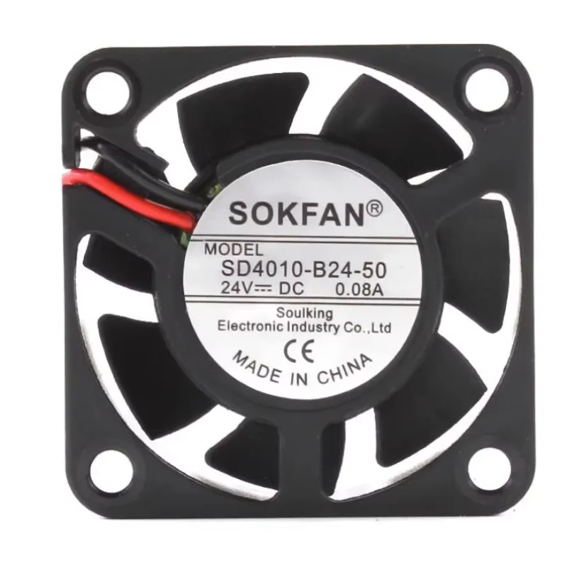 SOKFAN SD4010-B24-50 DC 24 В 0,08 А 40x40x10 мм 2-проводной охлаждающий вентилятор для сервера
SOKFAN SD4010-B24-50 DC 24 В 0,08 А 40x40x10 мм 2-проводной охлаждающий вентилятор для сервера